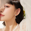 ZEGL爱心蝴蝶结耳环女2022年新款夸张耳钉小众设计感925银针耳饰 商品缩略图2