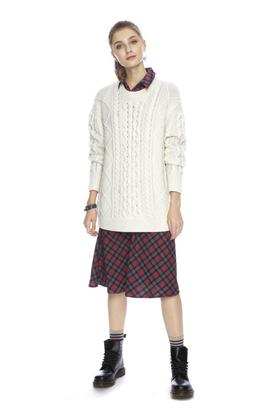 AVA 简约套头针织毛衣 4412