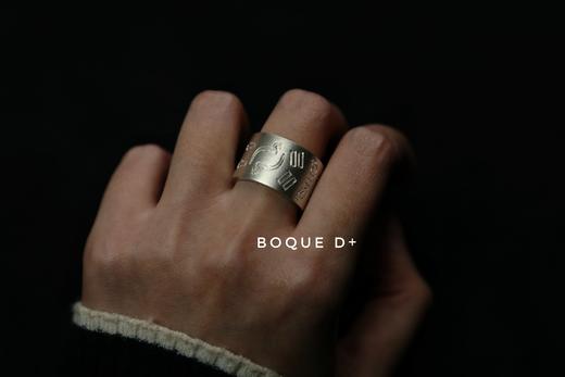 Boque d+ 925银圣书体碧玺原创设计定制戒指 商品图2