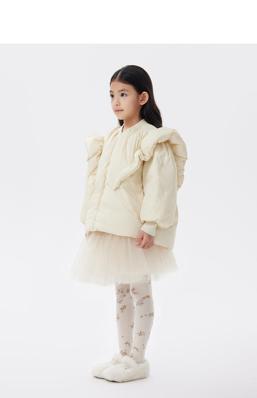 JNBY  22年冬款  造型感夹克式短款羽绒服  1MBC10890 商品图4