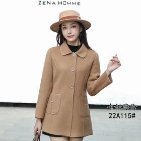 金娅海伦22A115毛呢外套 （老年七）