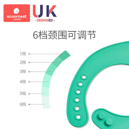 【2条装】科巢宝宝吃饭围兜婴儿防水围嘴食饭兜喂儿童小孩硅胶超软口水兜 商品图2