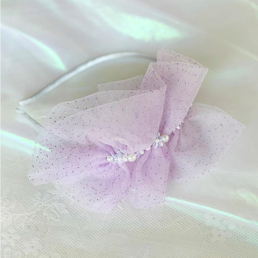 pureshare蓬纱馆 紫鸢发箍 商品图2