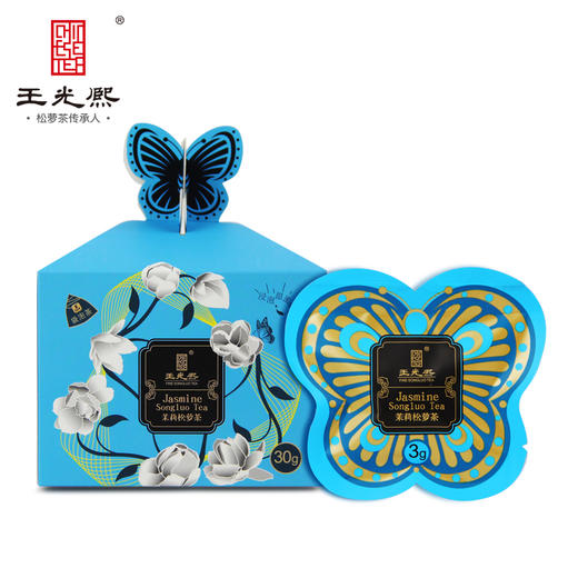 王光熙茉莉花茶茶包茉莉花茶浓香型茉莉花拼配松萝茶30克盒装 商品图6