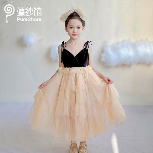 【非质量问题不退换】~PureShare女童公主裙-晚枫高定礼服裙 商品图5