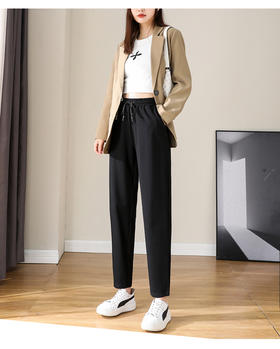 裁缝学苑AX23九分裤哈伦裤纸样女装新款显瘦加绒萝卜裤子衣服样板