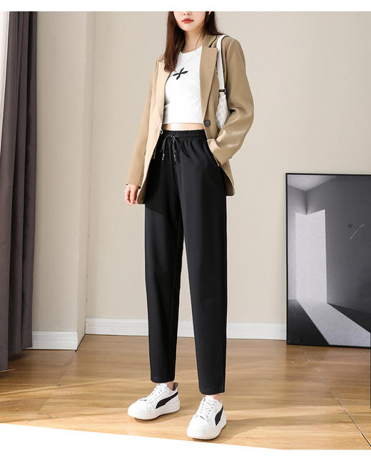 裁缝学苑AX23九分裤哈伦裤纸样女装新款显瘦加绒萝卜裤子衣服样板 商品图0
