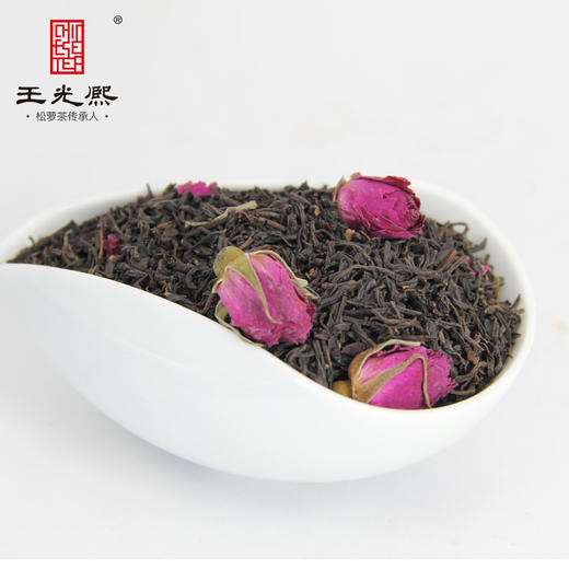 王光熙玫瑰花茶茶包祁门红茶重瓣红玫瑰花茶袋泡红茶40克盒装 商品图2