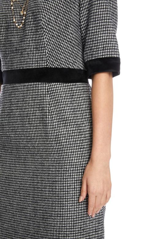 Lia Shade 千鸟格收腰连衣裙 4648 商品图3