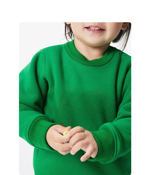 JNBY   22年冬款  兔子图案圆领套头卫衣  YMB410130 商品图7