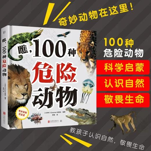 奇妙动物在这里系列——《瞧，100种危险动物》+《瞧，150种创纪录动物》 商品图2