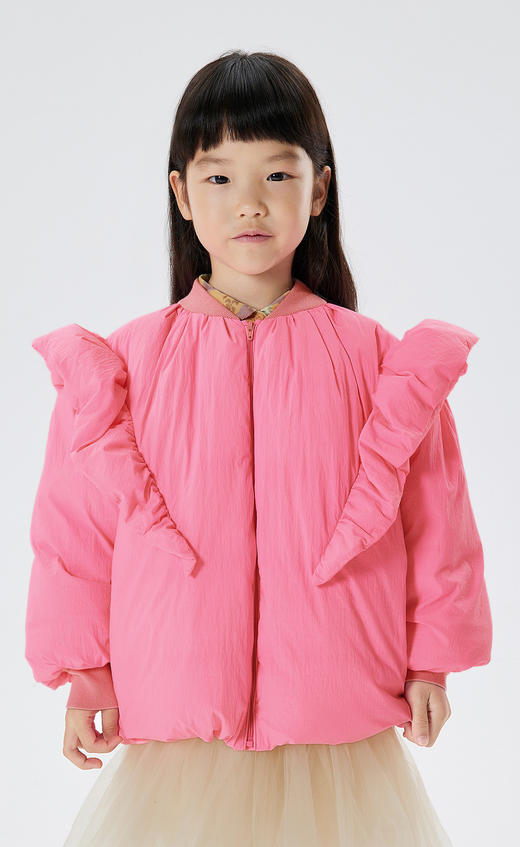 JNBY  22年冬款  造型感夹克式短款羽绒服  1MBC10890 商品图6