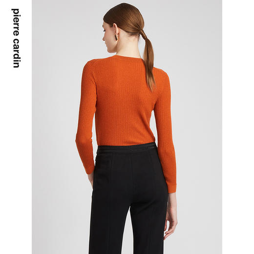 皮尔卡丹女装毛针织衫温柔减龄女多巴胺上衣冬季毛衣P2399K2308Y0
 商品图2