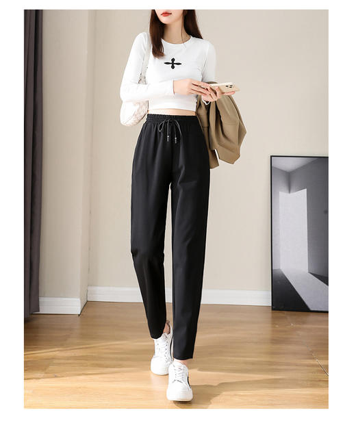 裁缝学苑AX23九分裤哈伦裤纸样女装新款显瘦加绒萝卜裤子衣服样板 商品图1