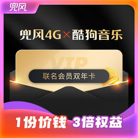 兜风4G服务+酷狗音乐车机版双会员年卡