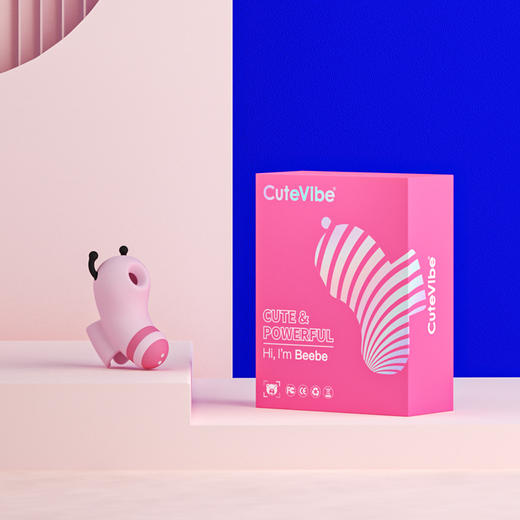 kistoy小蜜蜂手持电击吮吸跳蛋 指尖萌宠 酥麻电流 商品图4