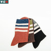 滑板袜子韩版学院风女中筒袜三条杠经典条纹四季款运动长袜【2222210】 商品缩略图1