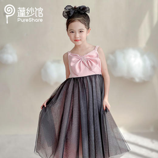 PureShare女童公主裙-悠兰吊带礼服裙 商品图6