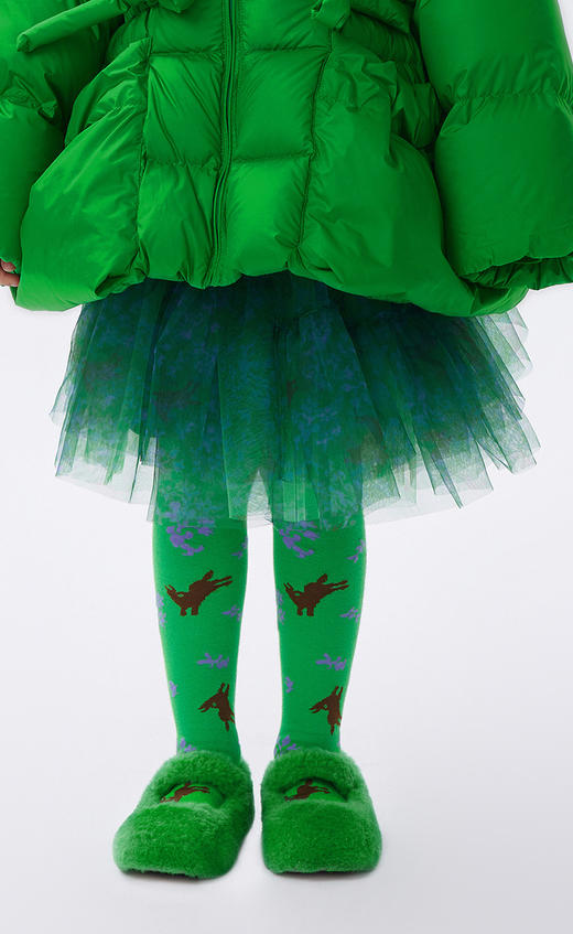 JNBY  22年冬款  多层网纱蓬松短款腰裙   1MBD10970 商品图5