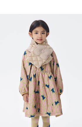 JNBY  22年冬款  生肖兔印花长袖连衣裙  1MBG10960