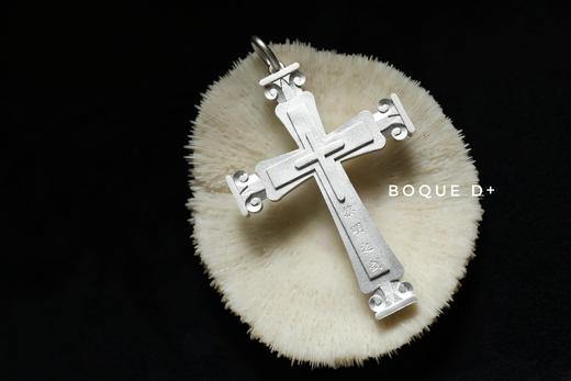 Boque d+  925银十字架原创设计定制吊坠 商品图1