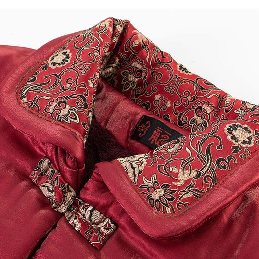 KJ2036奶奶冬装棉袄加绒加厚棉衣服60岁唐装绣花中老年人外套女妈妈套装 商品图4