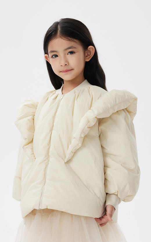 JNBY  22年冬款  造型感夹克式短款羽绒服  1MBC10890 商品图3