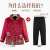 KJ2036奶奶冬装棉袄加绒加厚棉衣服60岁唐装绣花中老年人外套女妈妈套装 商品缩略图2
