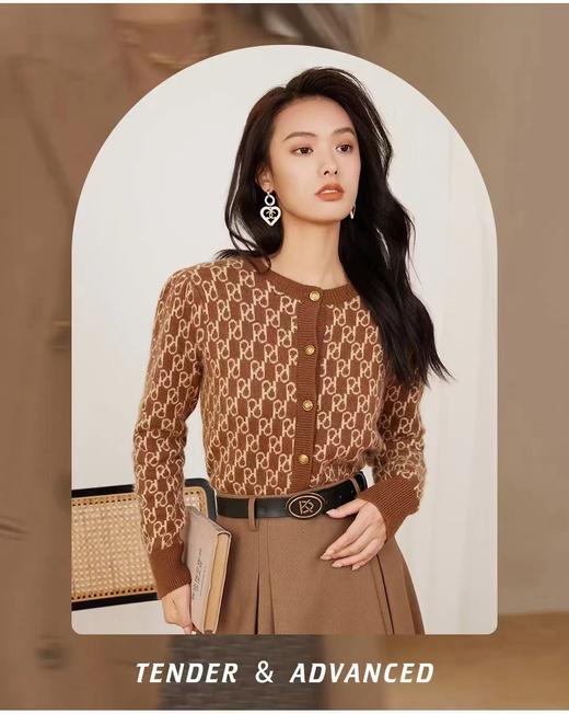 佧茜文毛衫8523 商品图0