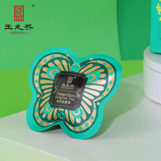 王光熙桂花茶冷泡茶包花茶浓香型松萝茶拼配桂花36克盒装袋泡茶 商品图2