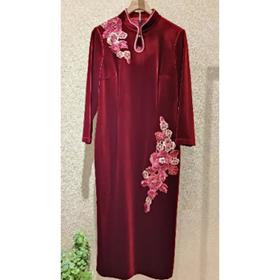 3楼 莱迪雅 丝绒连衣裙