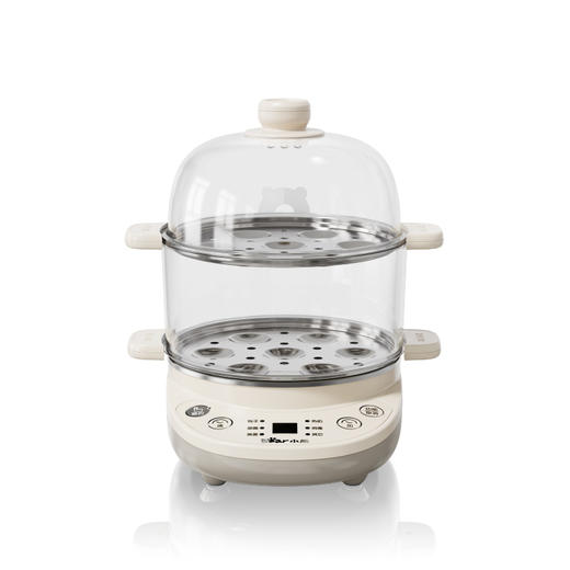 【小程序】小熊煮蛋器 ZDQ-C14Q8 米黄色 双层蒸盘 电子式 商品图10