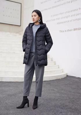 3F玖姿羽绒服中长