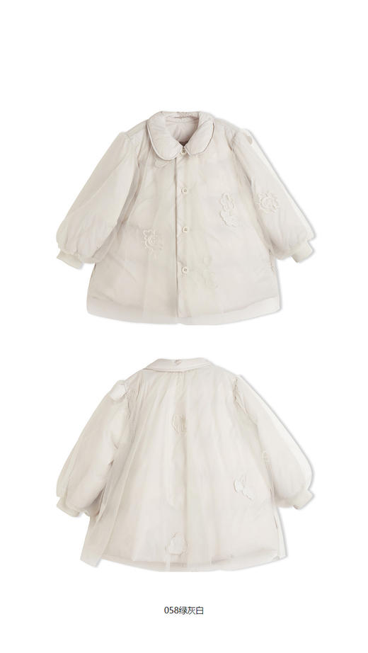 JNBY   22年冬款  可爱保暖中长款羽绒服  YMBC10280 商品图9