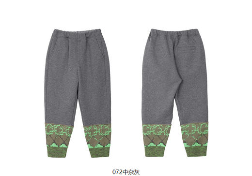 JNBY  22年冬款  时尚拼接束脚长裤  1MBE11000 商品图11