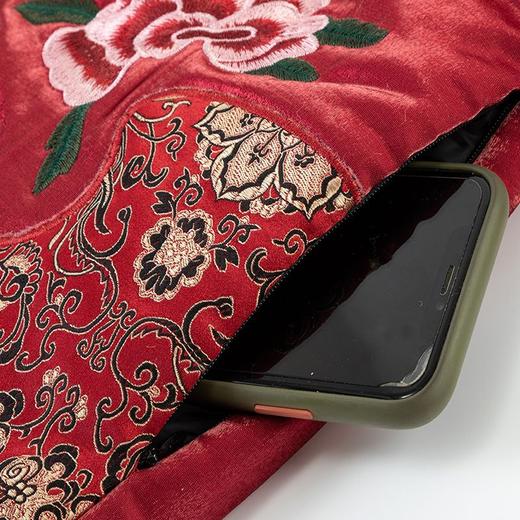 KJ2036奶奶冬装棉袄加绒加厚棉衣服60岁唐装绣花中老年人外套女妈妈套装 商品图6