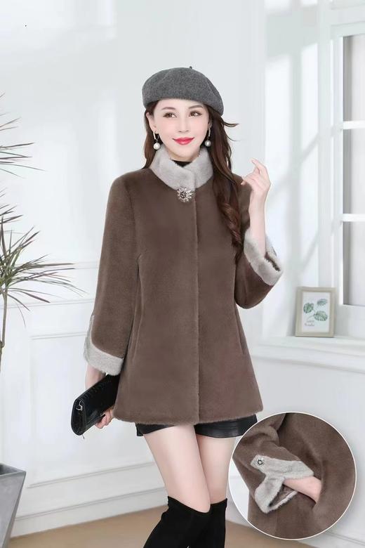 熙玉风情Y079仿貂外套（老年七） 商品图0