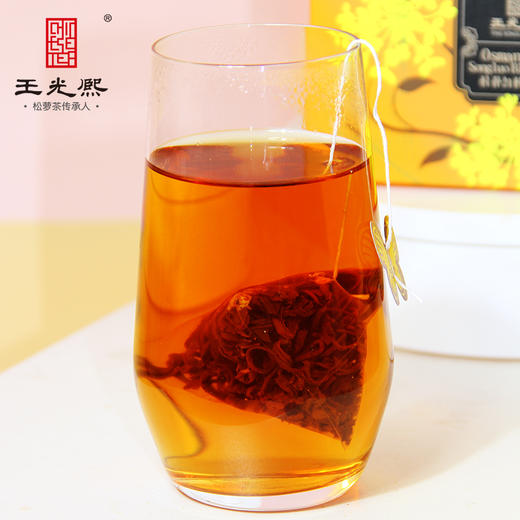 王光熙桂花红茶茶包祁门原产地红茶拼配桂花浓香型桂花红茶30g装 商品图4
