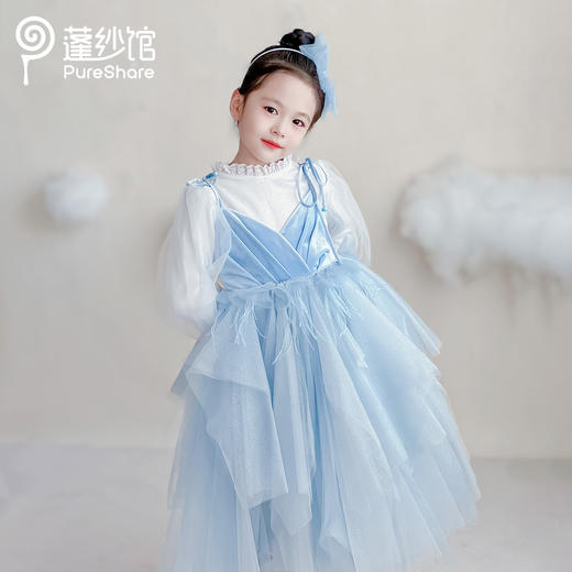 【非质量问题不退换】~PureShare女童公主裙-晚枫高定礼服裙 商品图3