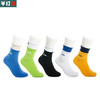 【6双6折】网红同款对勾袜子女中筒纯棉彩色潮牌勾勾百搭男女运动长袜情侣款【2221101】 商品缩略图2