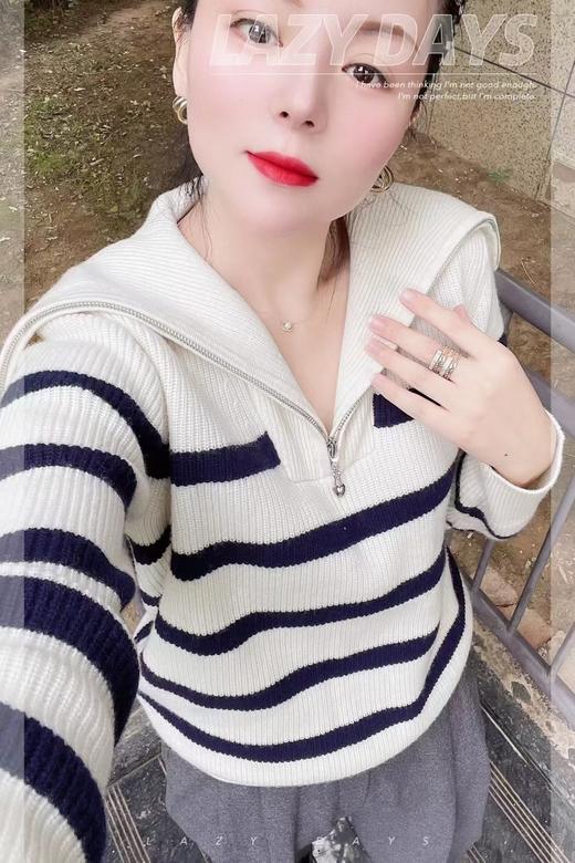 佧茜文毛衫8537 商品图1