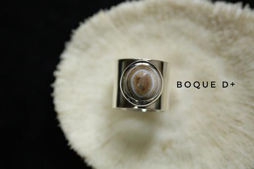 Boque d+ 925银羊眼玛瑙原创设计定制戒指 商品图0