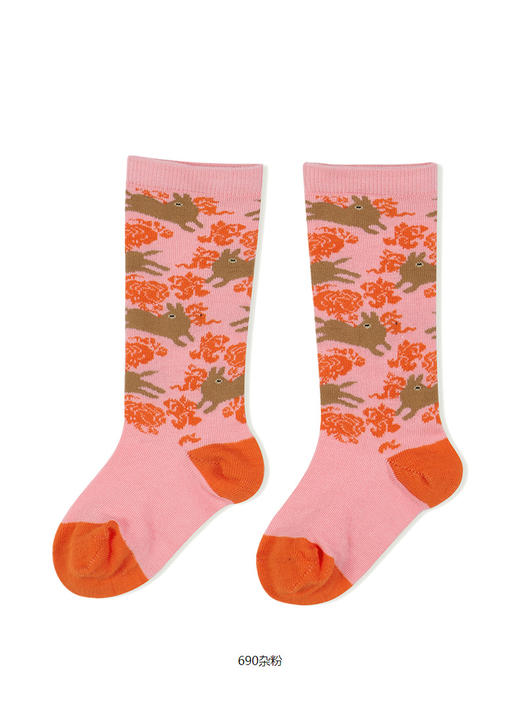 JNBY  22年冬款  生肖兔印花袜子 XMBN10010 商品图8