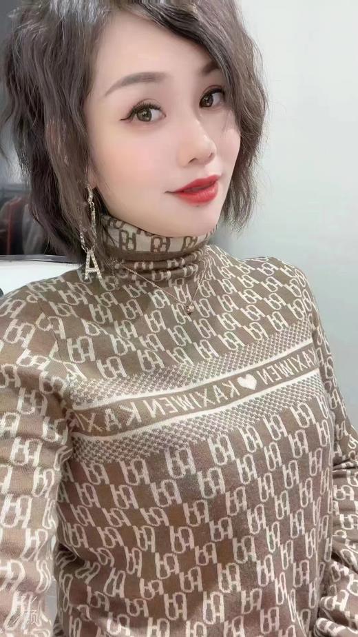 佧茜文毛衫8534 商品图0