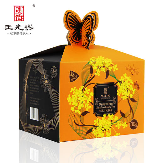 王光熙桂花红茶茶包祁门原产地红茶拼配桂花浓香型桂花红茶30g装 商品图2