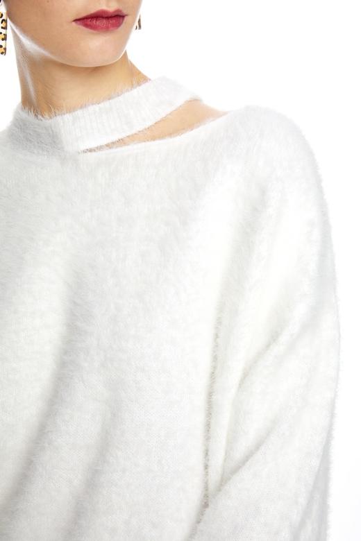 NEW LOOK 开口设计白色毛衣 4484 商品图3