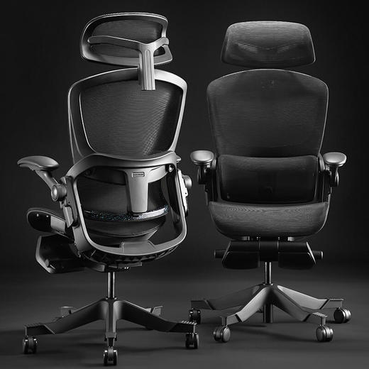 网易严选星舰椅人体工学电脑椅3D悬挂腰靠办公椅老板椅电竞椅靠背家用可躺旋转椅子 坐躺两用【国民家居】 商品图7