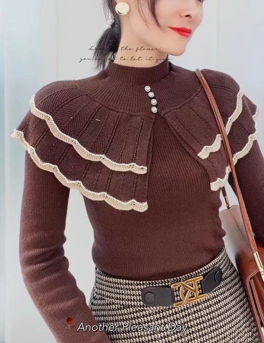 佧茜文毛衫8522 商品图0