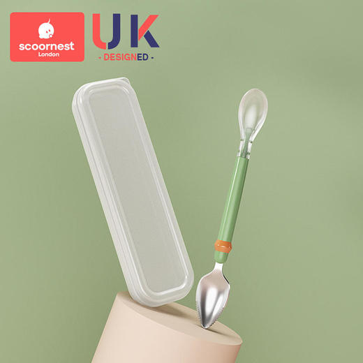 科巢双头刮泥勺婴儿辅食神器宝宝吃苹果泥刮勺子刮水果泥器工具 商品图5