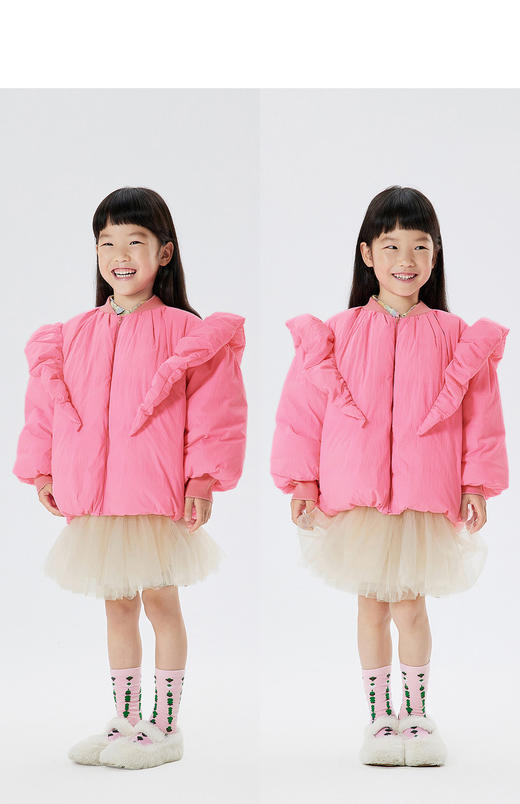 JNBY  22年冬款  造型感夹克式短款羽绒服  1MBC10890 商品图7